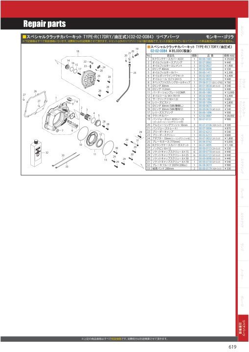 2020-2021 Takegawa PARTS CATALOG Vol.30