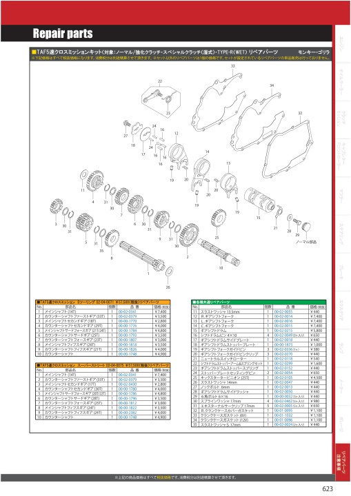 2020-2021 Takegawa PARTS CATALOG Vol.30 624/680