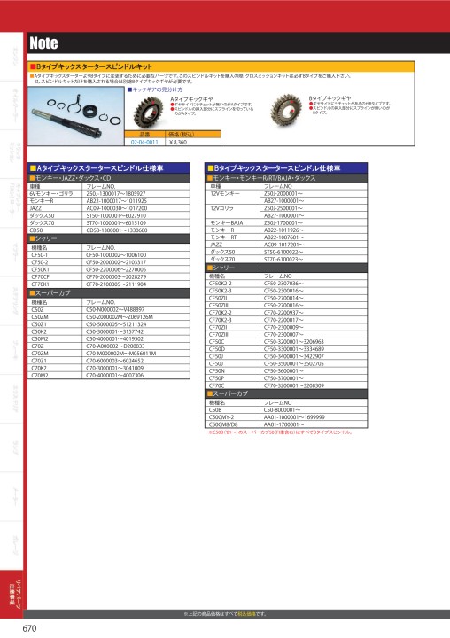 2021-2022 Vol.31 TAKEGAWA PARTS CARALOG