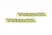 TAKEGAWAステッカー(金文字)