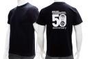 50周年記念Tシャツ(Cデザイン)ブラック/Sサイズ
