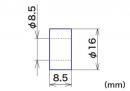 内径8mmカラー(アルミ製)