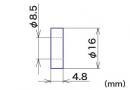 内径8mmカラー(アルミ製)