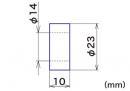 内径14mmカラー(アルミ製)