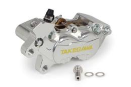 アルミビレット4POTキャリパー(左用　シルバー)