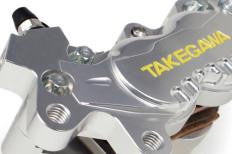 アルミビレット4POTキャリパー(左用　シルバー)