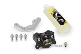 アルミビレット2POTキャリパーフロントセット(ブラック)