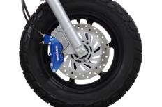 アルミビレット4POTキャリパーフロントセット(ブルー)