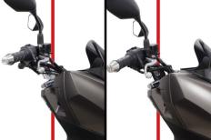 アジャストハンドルクランプ(シルバー)